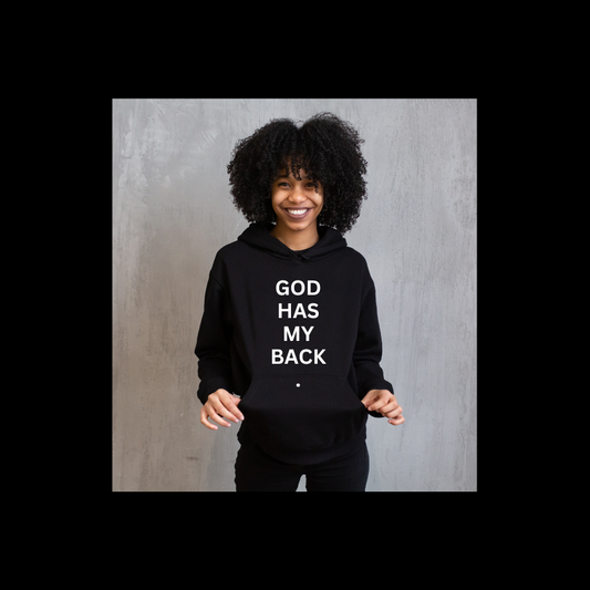 ABeautique Hoodie ~ GOD HAS MY BACK.